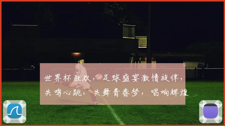 世界杯狂欢，足球盛宴激情旋律，共鸣心跳，共舞青春梦，唱响辉煌时刻